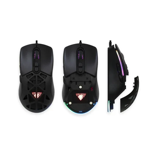 JEDEL GM1390 Wired RGB Honeycomb Gaming Mouse | Black
