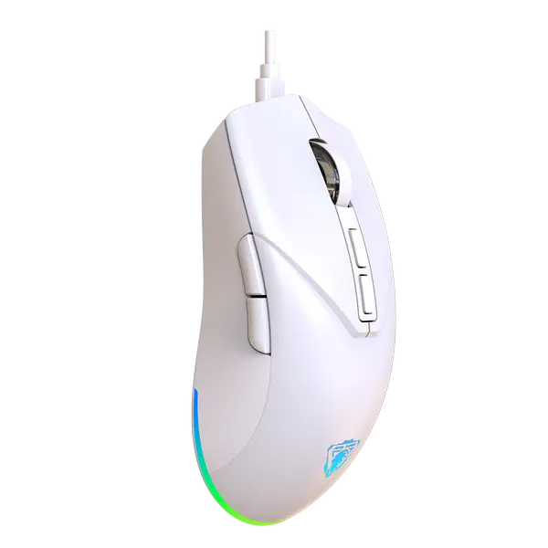 JEDEL GM700 RGB 7D Gaming Mouse - White