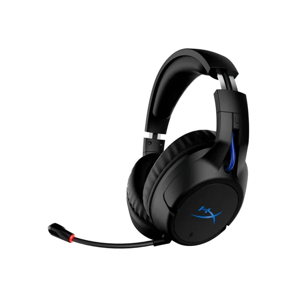 HyperX Cloud Flight Wireless Gaming Headset, Long Lasting Battery up to 30 Hours, Detachable Noise Cancelling Microphone, Red LED Light, Comfortable Memory Foam, Works with PC, PS4 & PS5 (Open Box)