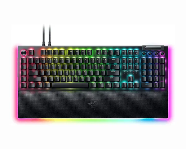 Razer Blackwidow V4 Pro (Green / Orange Switches) - WITHOUT BOX