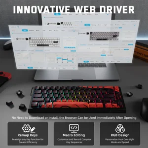 ATTACK SHARK X68 HE PRO Wireless Rapid Trigger Keyboard