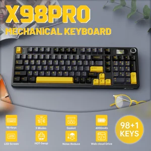 ATTACK SHARK X98PRO Wireless Gaming Keyboard with LED Display