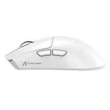 Attack Shark X11 Lightweight Wireless Gaming Mouse with RGB Charging Dock, Tri-Mode-2.4G/USB-C Wired/BT, 22K DPI, PAW3311 Optical Sensor, HUYU Switch, 5 Programmable Buttons for PC/Mac - White/Black