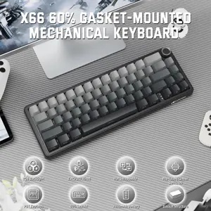 ATTACK SHARK X66 Wireless Gasket Mechanical Keyboard