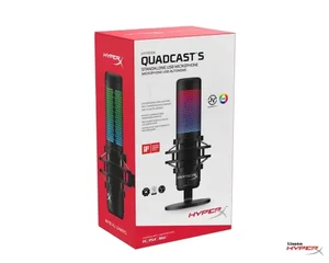 HyperX QuadCast S RGB USB Condenser Microphone - Black