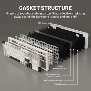 ATTACK SHARK X98 Wireless Gasket Mechanical Keyboard
