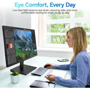 KOORUI E2411K 24" FHD IPS 144Hz, Free-sync Compatible, Eye-care: flicker-free, low blue, 99% sRGB, Eye Care, Ultra-Slim Frame, HDMI1.4+VGA