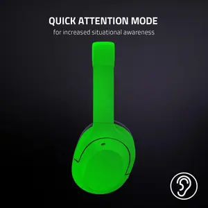 Razer Opus X Wireless Low Latency Headset - Pink Quartz / Razer Green - Without Box