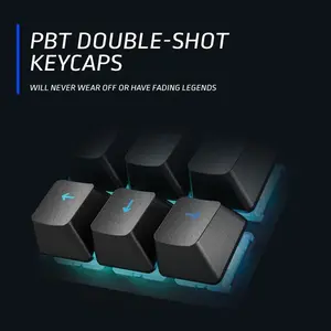 Mountain Everest 60 Compact Mechanical Keyboard - Yellow Switches | With Upgradable Numpad