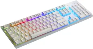 Tesoro Gram Spectrum G11SFL Keyboard | Low Profile Red Switches | Per-Key RGB | Aluminum