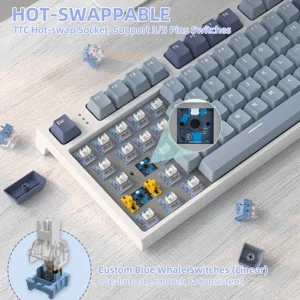 ATTACK SHARK K86 Wireless Mechanical Keyboard with TFT Display