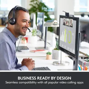 Logitech C920e Business Webcam | Full HD 1080p | Dual Stereo Mics - WITHOUT BOX