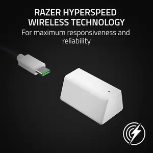 Razer BlackShark V2 HyperSpeed Wireless Gaming Headset (White - Brown Box)