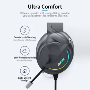 Ajazz AX365 7.1 Gaming Headset | Virtual Surround Sound | For PC, PS5 & Mobile