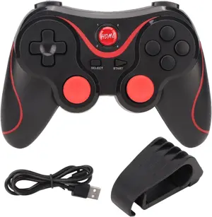 X3 Wireless Bluetooth Game Controller with Phone Holder | Android, iOS, PC, and VR.