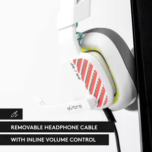 Astro A10 Gen 2 (Black & White) | Wired Gaming Headset | For PC, PS5, Xbox | Flip-to-Mute Mic - WITHOUT BOX
