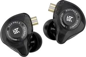 KZ EDX Pro X IEM | Black, Classic (no mic) | Wired Earbuds
