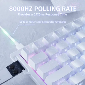 ATTACK SHARK X68 HE Wired Rapid Trigger Magnetic Keyboard