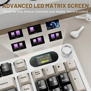 ATTACK SHARK X98PRO Wireless Gaming Keyboard with LED Display