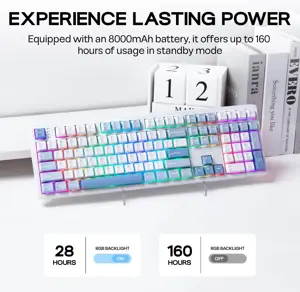EPOMAKER TH108 | Wireless Mechanical Keyboard | 108 Keys | 8000mAh Battery | Gasket Mount | Hot-Swap
