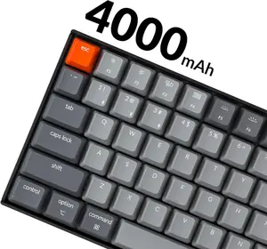 Keychron K4 Wireless Mechanical Keyboard | White Backlight | Gateron G PRo Mechanical Brown Switches - WITHOUT BOX