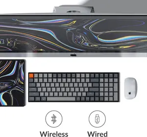 Keychron K4 Wireless Mechanical Keyboard | White Backlight | Gateron G PRo Mechanical Brown Switches - WITHOUT BOX