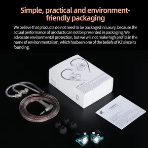 KZ EDX Pro X IEM | Black, Classic (no mic) | Wired Earbuds