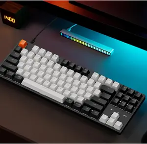 Keychron C1 TKL Wired Mechanical Keyboard | RGB Backlight | Hot Swapable G Pro Mechanical Brown Switches