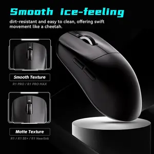 ATK VXE Dragonfly R1 Pro Wireless Gaming Mouse (Black/White)