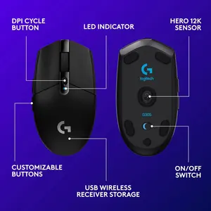 Logitech G305 LIGHTSPEED Wireless Gaming Mouse - Without Box