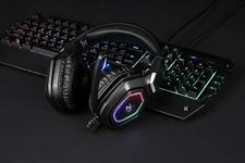 Zoook Zeus RGB Gaming Headset Professional Gaming Headset with Surround Sound Stereo, Over the ear Headset,built in microphone, Ultra-Comfort memory Foam; compatible with PC, Xbox,PS4, Mobiles (Free Y Splitter Included)