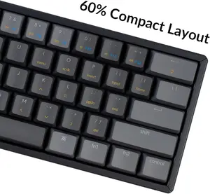 Keychron K12 Wireless Mechanical Keyboard | White Backlight | G Pro Gateron Mechanical Brown Switches - WITHOUT BOX