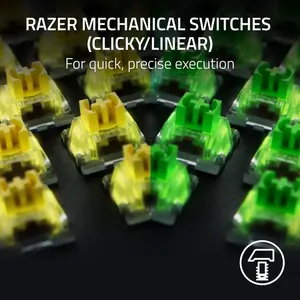 Razer Blackwidow V4 (Green Switches) - WITHOUT BOX