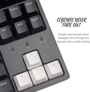 Keychron C1 TKL Wired Mechanical Keyboard | RGB Backlight | Hot Swapable G Pro Mechanical Brown Switches