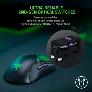 Razer Viper Ultimate Lightweight Wireless Gaming Mouse | With Dock / Without Dock - Without Box