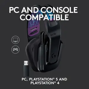 Logitech G535 LIGHTSPEED | Wireless Gaming Headset | 33-Hour Battery | For PC & PS5 - WITHOUT BOX