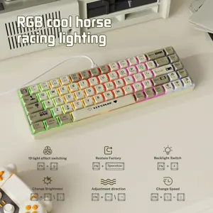 Ajazz AK680 65% Hot-Swappable Mechanical Keyboard | RGB | USB-C | Customizable