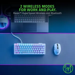 Razer Orochi V2 Mobile Wireless Gaming Mouse - White/Black - Without Box