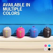 Ultimate Ears WONDERBOOM 3 (With Box), Small Portable Wireless Bluetooth Speaker, Big Bass 360-Degree Sound, Waterproof - Active Black/Performance Blue/Joyous Bright Grey/Hyper Pink
