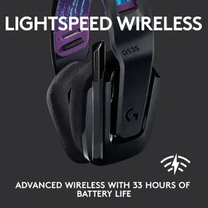Logitech G535 LIGHTSPEED | Wireless Gaming Headset | 33-Hour Battery | For PC & PS5 - WITHOUT BOX