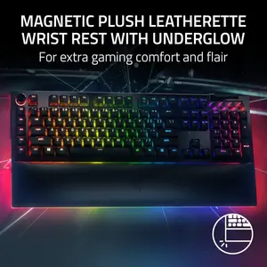 Razer Blackwidow V4 Pro (Green / Orange Switches) - WITHOUT BOX