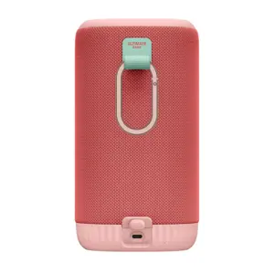 UE Everboom (Black, Red) Portable Speaker | Powerful Bass | 20-Hr Battery | IP67 Waterproof - Box