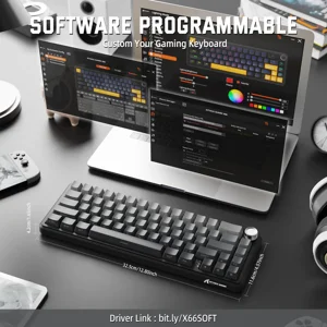 ATTACK SHARK X66 Wireless Gasket Mechanical Keyboard