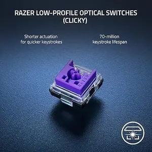 Razer DeathStalker V2 Pro (Linear Red/Clicky Purple) - WITHOUT BOX