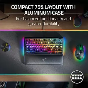 Razer Blackwidow V4 75% (Orange Switches) - WITHOUT BOX