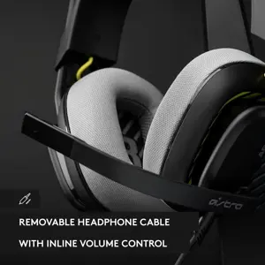Astro A10 Gen 2 (Black & White) | Wired Gaming Headset | For PC, PS5, Xbox | Flip-to-Mute Mic - WITHOUT BOX