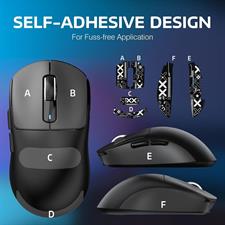 Attack Shark X3Pro 4K/8K Lightweight Wireless Gaming Mouse with Tri-Mode (Wired/2.4GHz/BT), PAW3395 Optical Sensor, 26K DPI, Kailh GM8.0 Switch, Long Battery, 7 Buttons for PC/Laptop/Win/Mac (Black)
