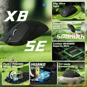 Attack Shark X8 SE Wireless Gaming Mouse (Black)