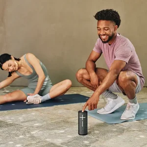 UE Boom 4 (Black, Blue, Lilac) Portable Speaker | 360° Sound | IP67 Waterproof | 15-Hour Battery - Box