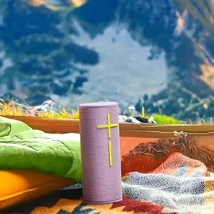 UE Boom 4 (Black, Blue, Lilac) Portable Speaker | 360° Sound | IP67 Waterproof | 15-Hour Battery - Box